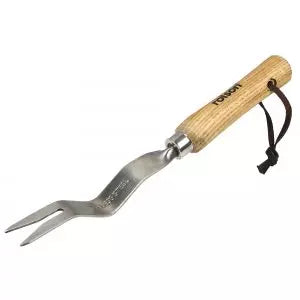 Rolson Stainless Steel Hand Weeder Tongue Ash Handle