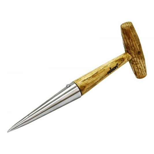 Rolson Stainless Steel Hand Dibber With Ash Handle