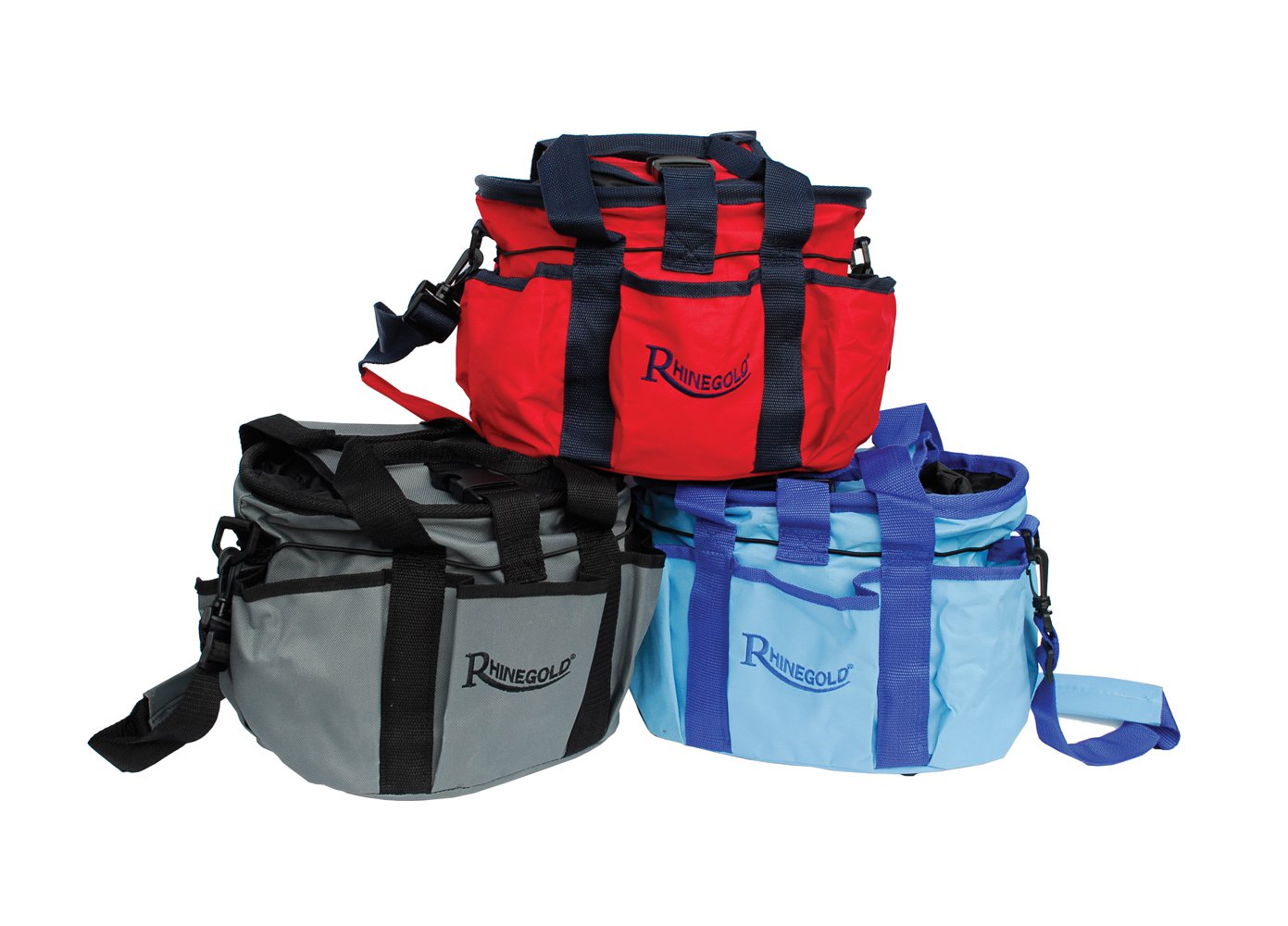 Rhinegold, Grooming Bag With Soft Touch Kit. Blue