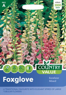 Foxglove Seeds, Country Value