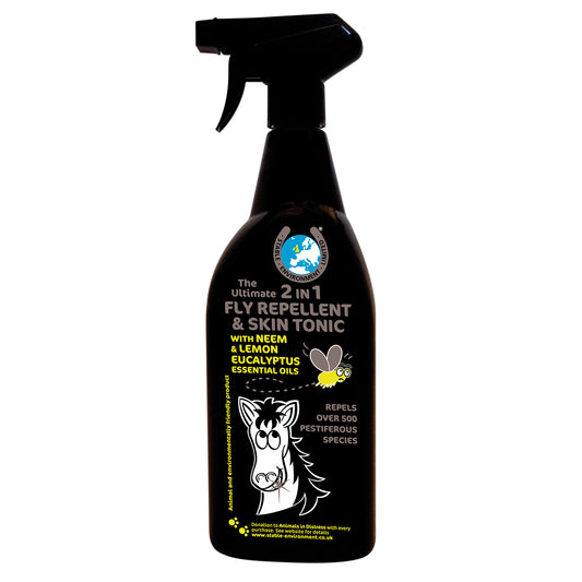Stable Environment Ltd 2 IN 1 Fly Repellent & Skin Tonic 750ml