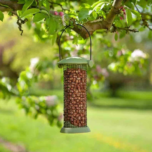 Chapel Wood Twist Top Peanut Feeder 20cm