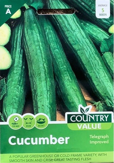 Cucumber Telegraph Improved Seeds, Country Value
