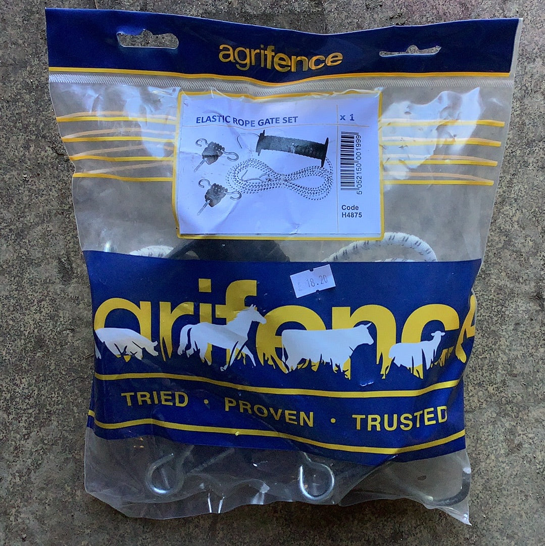 3m Electric Fence Elastic Rope Gate Kit – Coil Gate For Horses, Agri-Supply Eline 040