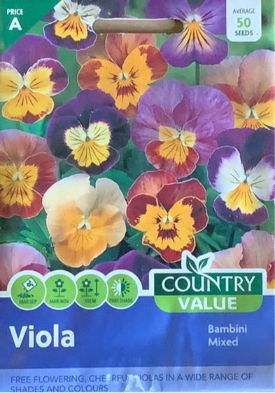 Viola Seeds, Country Value