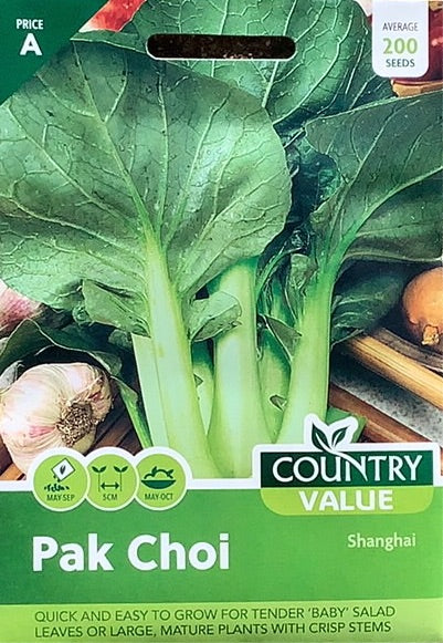 Shanghai Pak Choi Seeds, Country Value