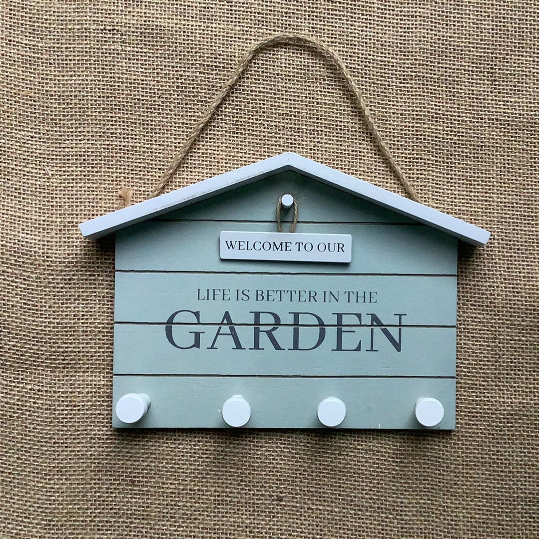 The potting Shed, Garden Hooks Portemanteau Mural