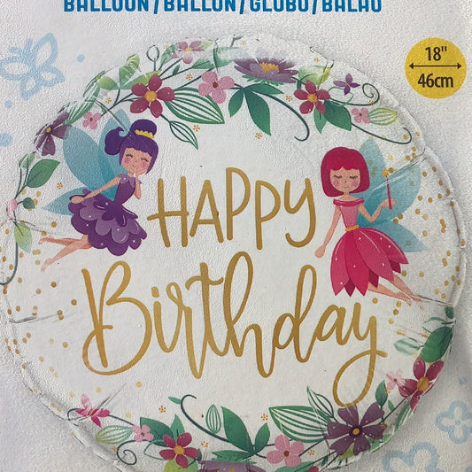 Happy Birthday Foil Helium Balloon
