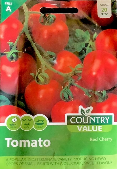 Red Cherry Tomato Seeds, Country Value