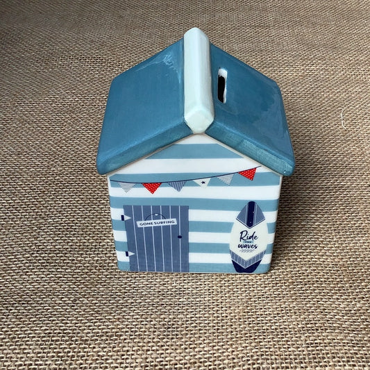 Beach Hut Money Box