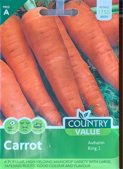 Carrot Seeds, Autumn king 2. Country Value