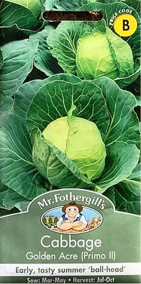 Cabbage Golden Acre (Primo II) Mr.Fothergills