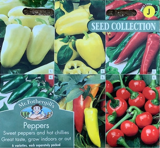 Peppers Seed collection, Mr. Fothergills