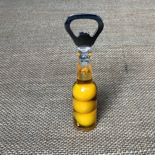 Fruit Incased Bottle Opener Fridge Magnet