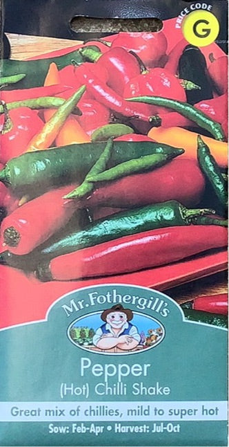 Pepper (Hot) Chilli Shake Mr. Fothergills