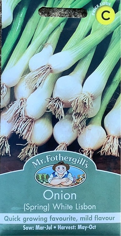 Onion Spring White Lisbon Mr. Fothergills