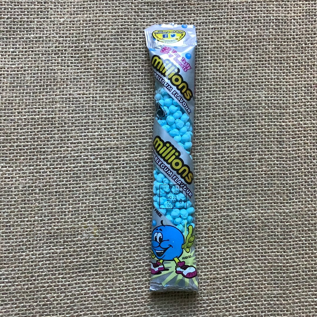 Millions, The Tiny Tasty Chewy Sweets- Bubblegum