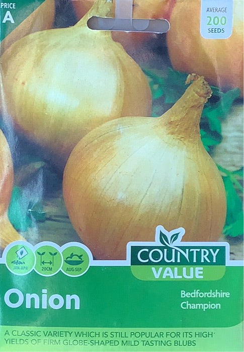 Bedfordshire Champion Onion Seeds, Country Value