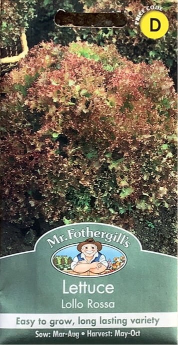 Lettuce Lollo Rossa Mr. Fothergills
