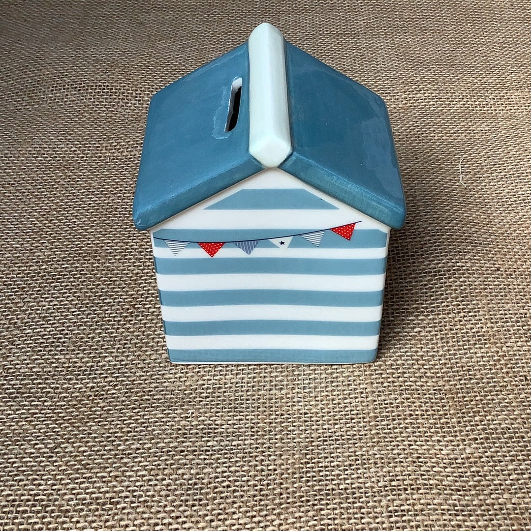 Beach Hut Money Box