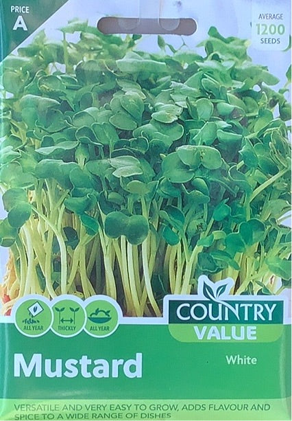 White Mustard Seeds, Country Value