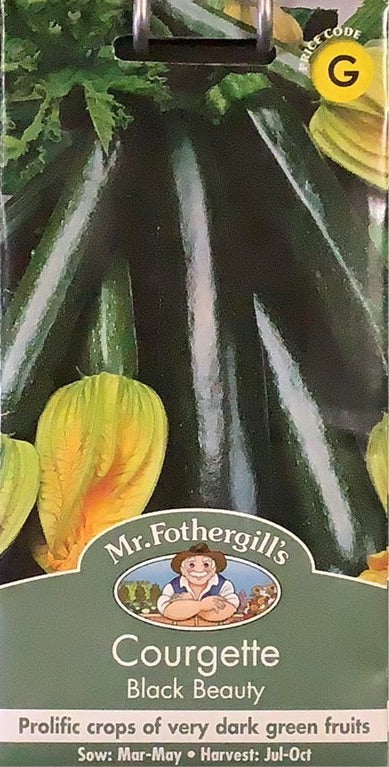 Courgette Black Beauty Mr.Fothergills