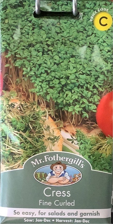 Cress Fine Curled Mr.Fothergills