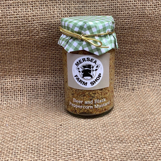 Mersea Farm Shop Beer & Black Peppercorn Mustard 175g