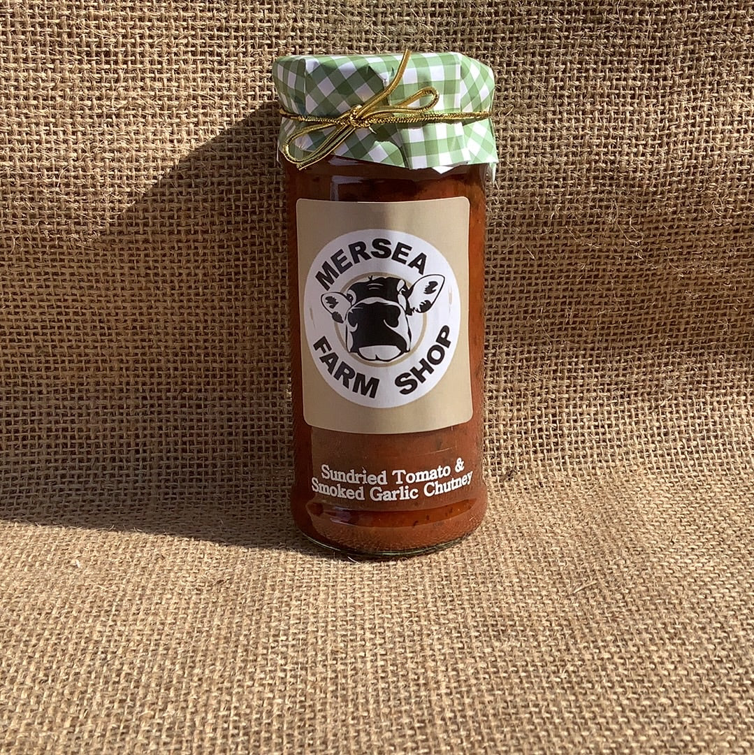 Mersea Farm Shop, Sundried Tomato & Garlic Chutney 280g