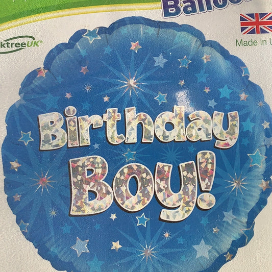 Birthday Boy Foil Helium Balloon