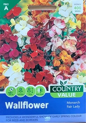 Wallflower Seeds, Country Value