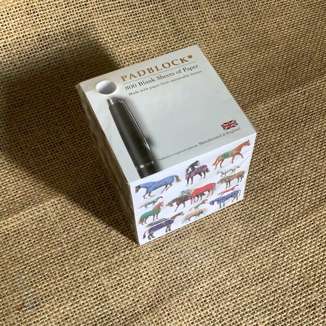 Padblock, ‘Rugged Up’ Padblock -800 Blank Sheets