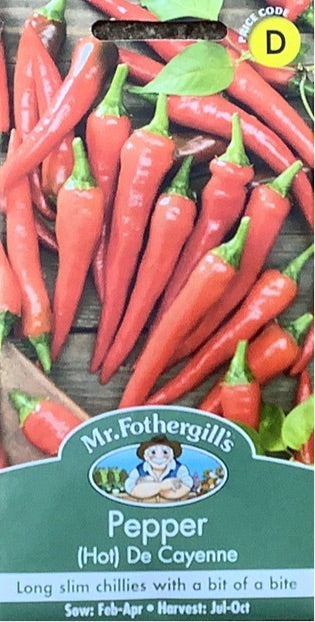 Pepper (Hot) De Cayenne Mr. Fothergills