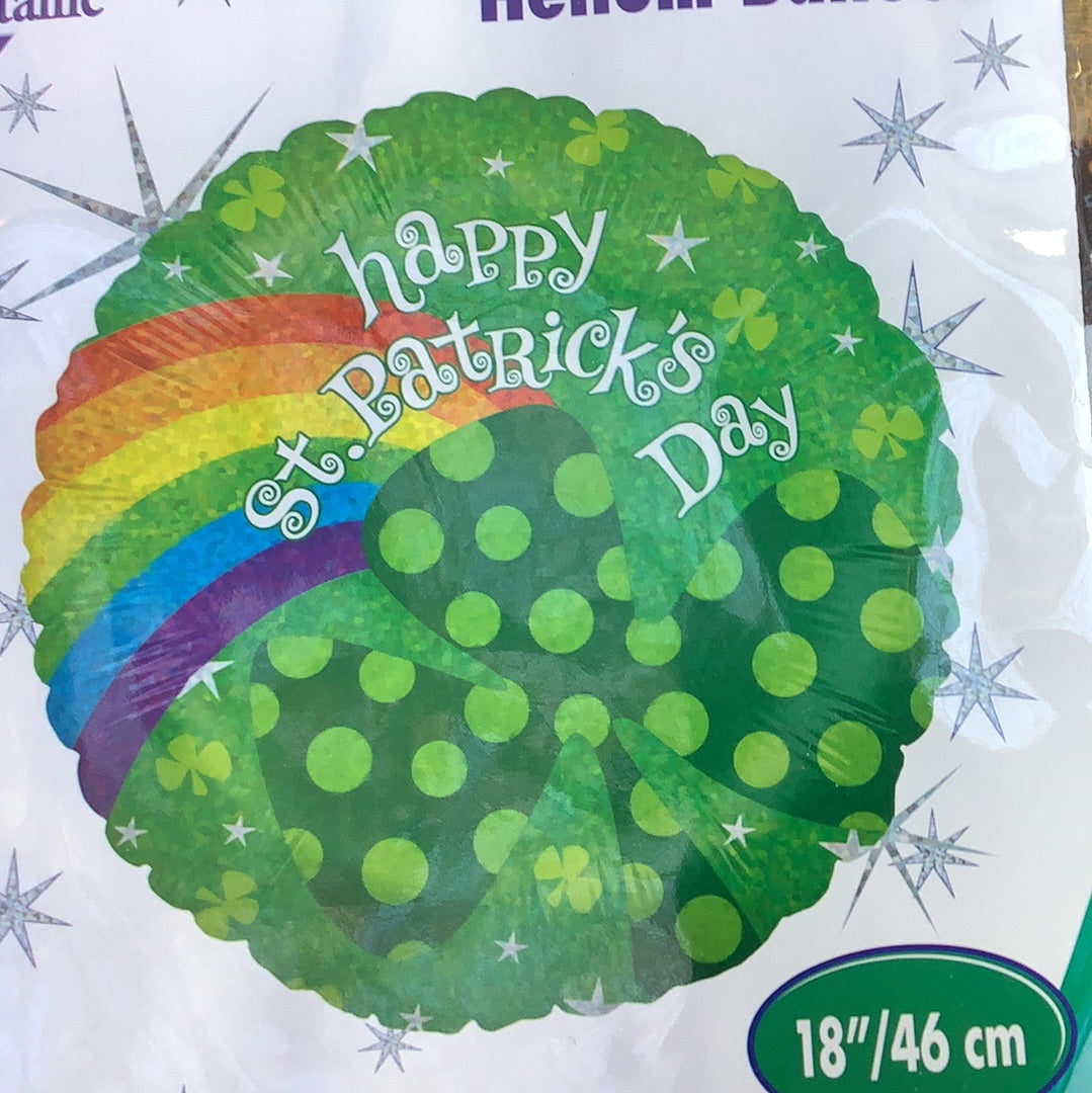 Happy St Patrick’s Day Foil Helium Balloon