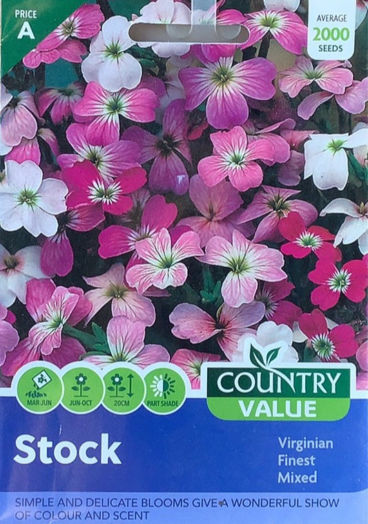 Stock Seeds, Virginian finest mixed. Country Value
