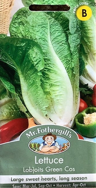 Lettuce Lobjoits Green Cos Mr. Fothergills