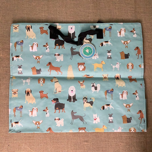 Dog Print Recycled Jumbo Bag
