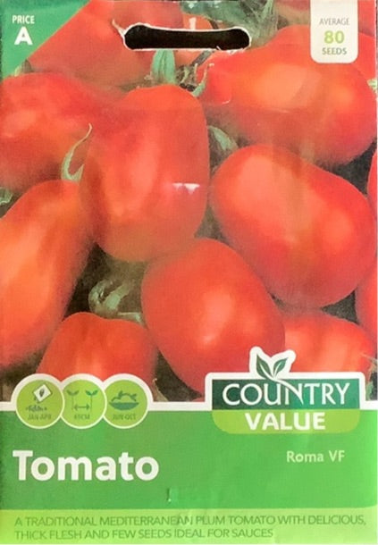 Roma VF Tomato Seeds, Country Value