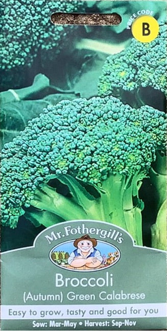 Broccoli (autumn) Green Calabrese Mr.Fothergills