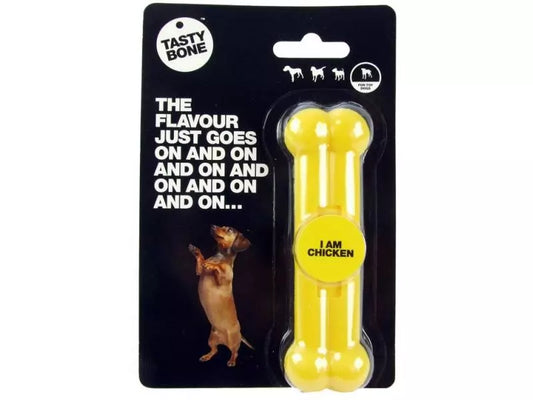 Tasty Bones Small/Puppy Dog Nylon Bone Chicken Flavour