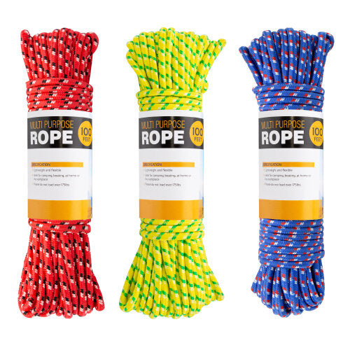 Milestone Camping, Multi-Purpose Rope 100Feet