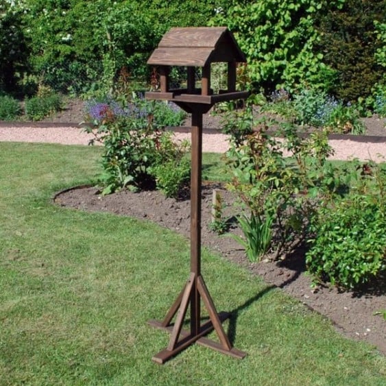 Natures Market Deluxe Wooden Bird Table