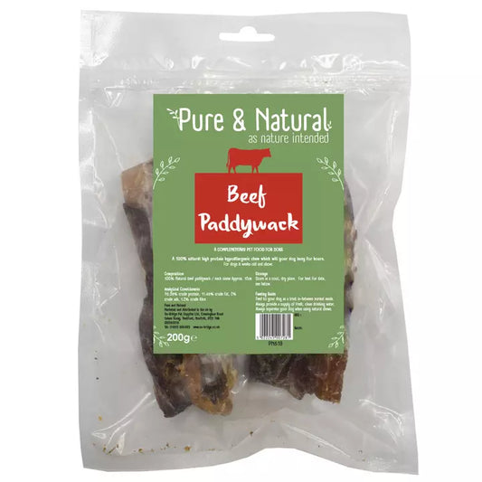 Pure & Natural Beef Paddywack 200g