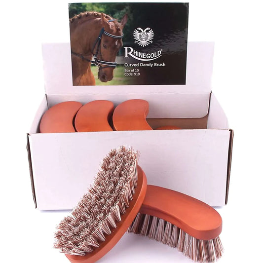 Curved Dandy Brush, Rhinegold