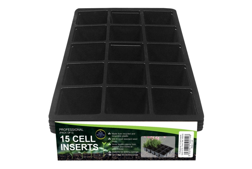Professional 15 Cell Inserts, x5, Worth Gardening