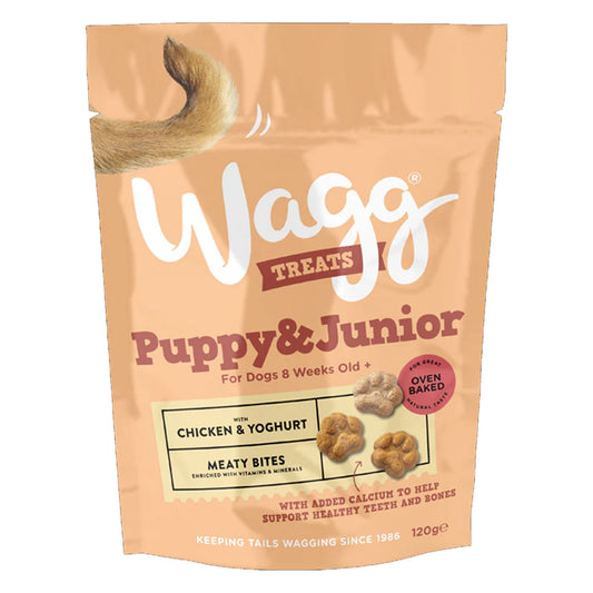 Wagg Puppy & Junior Chicken & Yoghurt Treats 125g